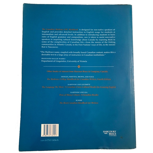 NWOT The Canadian Harbrace ESL Workbook - Picture 2 of 11